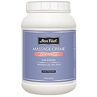 Deep Tissue Massage Crème, Professional Massage Therapy Cream for Muscle Relaxation, Muscle Soreness, Injury Recovery, Deep Muscle Manipulation, & Sports Massages, 1 Gal, Label may Vary
