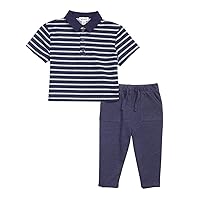 Splendid Boys Blue Ink Stripe Shirt Sleeve SetShirt Sleeve Set