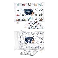 KeaBabies Toddler Pillowcase for 13X18 Pillow - Organic Toddler Pillow Case for Boy, Kids - 100% Natural Cotton Pillowcase for Miniature Sleepy Pillows - Pillow Sold Separately