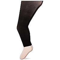 Capezio Girls' Hold & Stretch Footless Tight Socks