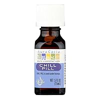 Aura Cacia Essential Solutions Oil, Chill Pill 0.5 Oz (Pack of 1)