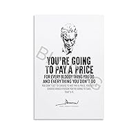 BLUDUG Jordan Peterson Inspirational Quote Poster Quote Art Poster Wall Decorative Poster (12) Canvas Painting Posters And Prints Wall Art Pictures for Living Room Bedroom Decor 16x24inch(40x60cm)