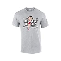 Betty Boop The Original Sass Symbol Distressed Unisex Short Sleeve T-Shirt Graphic Tee Graphic Tee-Sports Grey-6xl