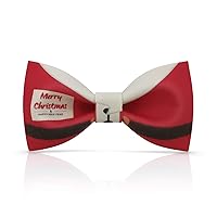 Fashion Series - Funny Bow Tie for Men Designer Santa Claus Patterned Bowtie for Christmas