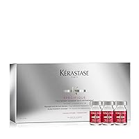 KERASTASE Specifique Intensive Scalp & Thin Hair Treatment | Improves the Appearance of Thin Hair | With Amino Acid, Glycerin, and Citric Acid | For Sensitive Scalps | All Hair Types | 10 * 0.2 FL Oz