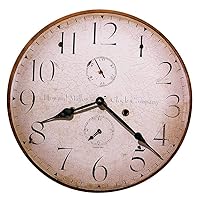 Howard Miller Heath Wall Clock 547-616 – Fade Resistant Inks, Antique Dial Mount on Laser-Cut 0.25