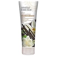 Desert Essence Spicy Vanilla Chai Hand & Body Lotion - 8 Fl Ounce - Uplifting - Smoothes & Softens Skin - No Greasy Residue - Aloe Vera - Shea Butter - Vitamin E