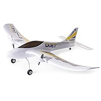 HobbyZone RC Airplane Duet S 2 RTF Everything Needed to Fly is Included with Safe HBZ05300