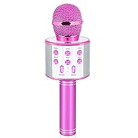 Gifts for Girls Age 4-12, Karaoke Microphone Gifts for 4 5 6 7 8 9 10 11 12 Year Old Girls Toys for 4-12 Year Old Girls Birthday Gifts for 3-10 Year Old Girl - Purple