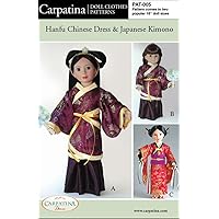 Hanfu Chinese Dress and Kimono Pattern Multi-Sized for 18