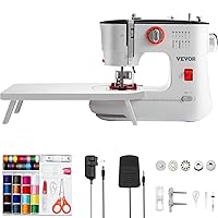 deAO Sewing Machine Toy for Kids with Pre-Threaded Thread,Fabric,My First  Sewing Machine Toy,Arts & Crafts Kids Toys for Girls