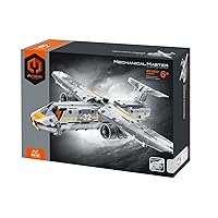 STEM Mechanical Transmission Engineering Building Toy, Military Transport Aircraft Building Blocks Take Apart Toy, 329 Pcs DIY Building Kit, Learning Engineering Construction Toys