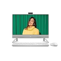 Dell Inspiron 24 5415 All in One Desktop - 23.8-inch FHD Touchscreen Display, AMD Ryzen 5-5625U Processor, 12GB DDR4 RAM, 256GB SSD + 1TB HDD, AMD Radeon Graphics, 1 Year Hardware Warranty - White Dell Inspiron 24 5415 All in One Desktop - 23.8-inch FHD Touchscreen Display, AMD Ryzen 5-5625U Processor, 12GB DDR4 RAM, 256GB SSD + 1TB HDD, AMD Radeon Graphics, 1 Year Hardware Warranty - White