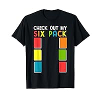 Last Day of School Graduation Book Check Out My Six Pack T-Shirt