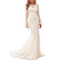 Casual Formal Wedding Dresses Two Piece Scoop Neck Floor Length Bridal Gowns with Appliques Crystal Brooch 2023 LY062