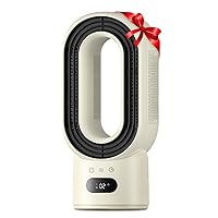 SWEETFULL Space Heater for Indoor Use, LED Bladeless 1000W Energy Efficient Portable Heater 2-8h Timer, Electric Heater Gifts for Women,Birthday Gifts for Women Mom,Womens Gifts for Christmas Grandma