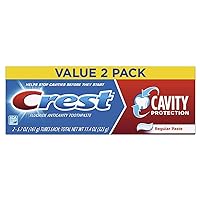 Crest Cavity Protection Toothpaste, Regular Paste, 5.7 Oz(Pack of 2), 2Count