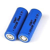 Compatible for 3PCS 3.7V 10280 Lithium Ion Rechargeable Battery Li-ion Cell Baterias Pilas 200MAH for Led Flashlight Digital Device