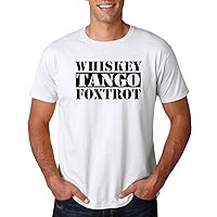 AW Fashions Whisky Tango Foxtrot WTF - Funny Military Phonetic Humor - Men's Tshirt