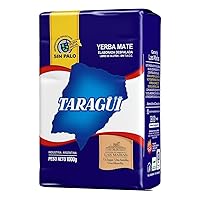 Taragüi Yerba Mate No Stems, 1kg - 2.2 lbs (Blue Pack)
