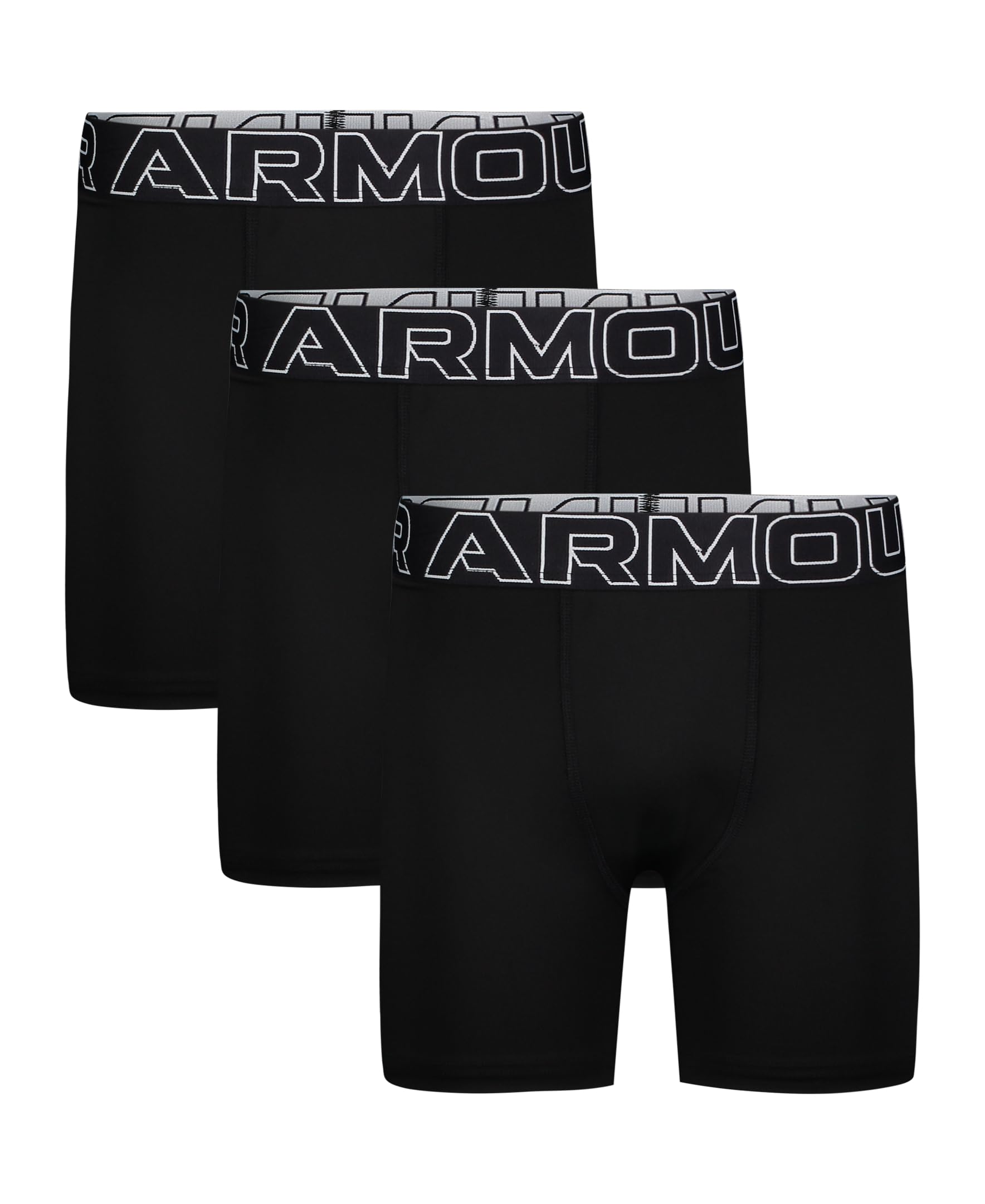 Under Armour Boys' Performance Boxer Briefs, Lightweight & Smooth Stretch Fit