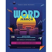 80s Word Search Activity Book 5 in 1 Music, Movies, TV, Pop Culture, Sports: Brain Games for All Ages Teens, Adults, Seniors in Large Print to Relax and Reminisce
