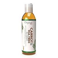 Carrot Tea Tree Oil Therapy, For Body, Hair and Scalp, Natural Organic Oils Repair, Restores Stimulates, Revitalizes &, Rejuvenates, 6 oz