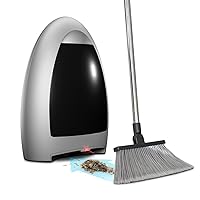 EyeVac Home Touchless Vacuum Automatic Dustpan - Great for Sweeping Pet Hair Food Dirt Kitchen - Fast & Powerful, Corded Canister Vacuum, Bagless, Automatic Sensors, 1000 Watt (Silver)
