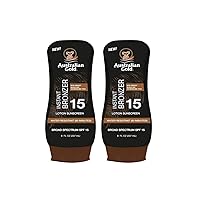 Spf 15 Broad Spectrum Moisture Max Sunscreen Lotion with Kona Bronzers, 8 Ounce (Pack of 2) (2 Pack, Spf 15)