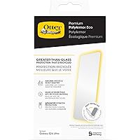 OtterBox Samsung Galaxy S24 Ultra Screen Protector Polyarmor Premium - CLEAR, 60% recycled material, vivid clarity, true touch response, easy installation