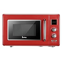 NA ZOKOP B25UXP45-A90 / Red 23L / 0.9cuft Retro Microwave with Display/Silver Handle