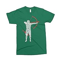 Threadrock Men's Archery Typography T-Shirt
