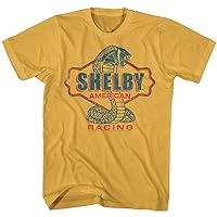 Carroll Shelby Vintage Racing Cobra Snake American Race Car Adult T-Shirt Graphic Tee