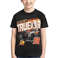 Martin Truex Jr 19 Classic Printing Athletic Crewneck T-Shirt Shirt Short Sleeve Tee Shirts for Teen Girl & Boy
