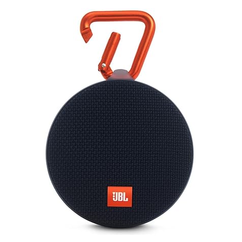 JBL Clip 2 Waterproof Portable Bluetooth Speaker (Black)