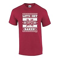 Funny Weed Let's Get Baked Ugly Christmas Sweater Adult Tee Shirt Cherry
