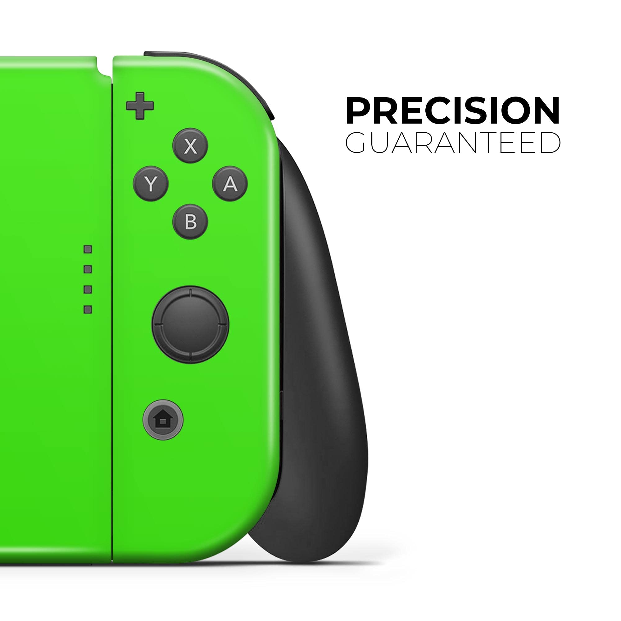 Design Skinz - Compatible with Nintendo Switch Console Bundle - Skin Decal Protective Scratch-Resistant Removable Vinyl Wrap Cover - Solid Lime Green V2