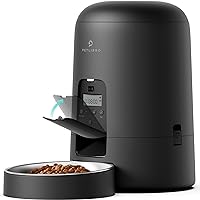 Automatic Cat Feeder, Cat Food Dispenser Battery-Operated with 180-Day Battery Life, AIR Timed Pet Feeder for Cat & Dog, 2L Auto Cat Feeder