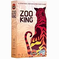 Zoo King — A Strategic Zoo-Building Card Game | Perfect Family Game; immersive for Kids & Adults | Draft from Diverse Animal & Zoo-Themed Cards to Build The Best Zoo | 2-4 Players