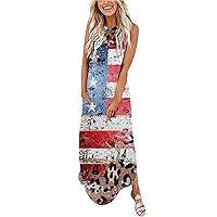 Long Dresses for Women Plus Size with Pockets Maxi Dress for Women Beach Vacation Bodycon