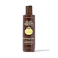 Browning Lotion | Vegan and Hawaii 104 Reef Act Compliant (Octinoxate & Oxybenzone Free) Sun Tanning Cream with Aloe Vera | 8.5 oz
