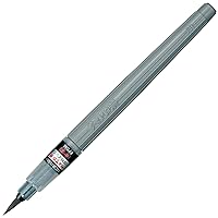 Pentel XFP5M Brush Pen, Pentel Brush, Medium Point, Black