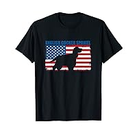 American Flag English Cocker Spaniel T-Shirt