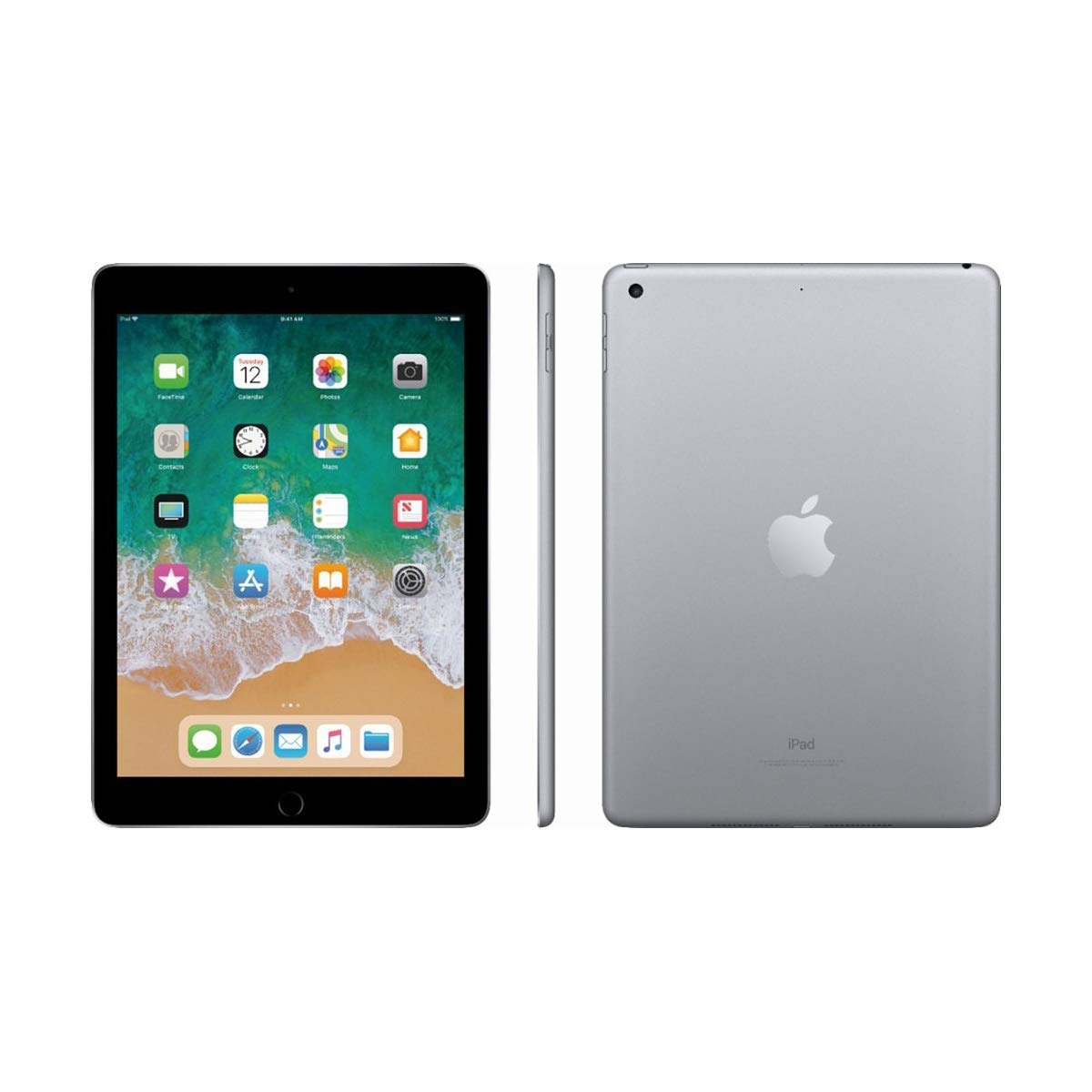 Apple iPad 9.7in 6th Generation WiFi + Cellular (32GB, Space Gray) (Renewed)