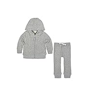 baby-boys Shirt and Pant Set, Top & Bottom Outfit Bundle, 100% Organic Cotton