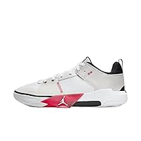 Jordan One Take 5 Basketball Shoes (FD2335-106, White/Black/University Red) Size 8