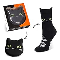 AGRIMONY Women's Cat Socks Cute Animal Socks Dog Gifts for Women