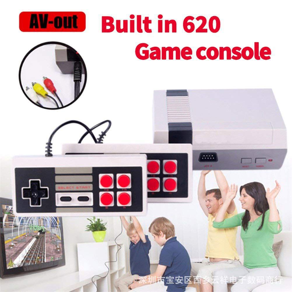 620 Games in 1 Classic Retro TV Gamepads Mini Game Console with 2 Controllers Consoles by…