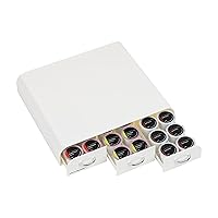 Mind Reader Single Serve Coffee Pod Organizer with 3 Drawers, 36 Pod Capacity, Countertop , 12.25