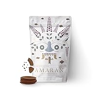 Amaran Amaranth Flour Wafer Thins - Low Calorie Snacks - Healthy Snacks For Adults - Protein Wafers - Gluten Free Vegan Snacks - Obleas de Amaranto (Chocolate, 1 Pack)